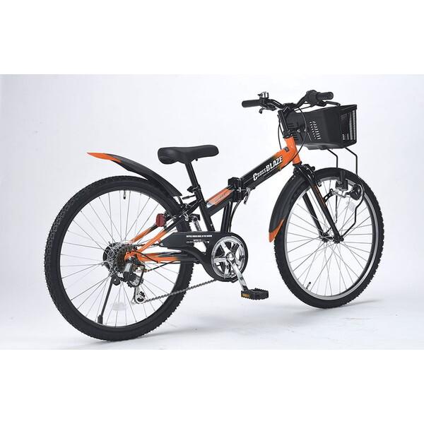 池商 マイパラス MYPALLAS MJ824F BL 折畳ジュニアMTB24・6SP ブルー