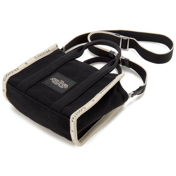 MARC JACOBS マークジェイコブス トートバッグ ザ トート ブラック 黒 M0017025 001 THE TOTE BAG JACQUARD SMALL TOTE BLACK ブランド プレゼント 並行輸入品の画像