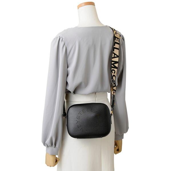 【並行輸入品】 Stella McCartney ステラマッカートニー ショルダーバッグ ブラック 700266 WP0057 1000 STELLA SM CAMERA BAG BLACKの画像