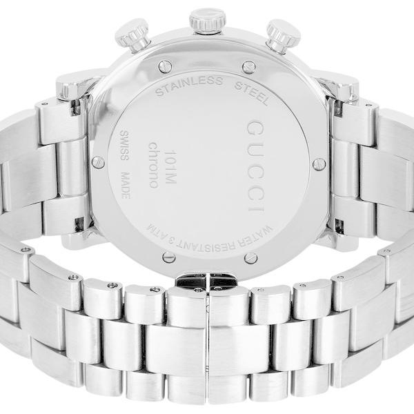 【並行輸入品】 GUCCI グッチ 腕時計 時計 メンズ G-CHRONO Gクロノ YA101309 ウォッチ シルバー ブラック 黒 防水 誕生日 クリスマス プレゼント ギフト 贈り物の画像