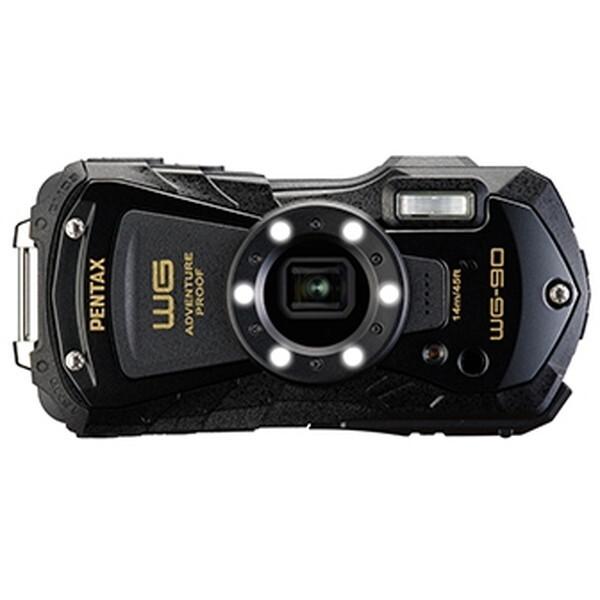 ペンタックス デジタルカメラ 1600万画素 WG-90 BLACK PENTAX デジカメ