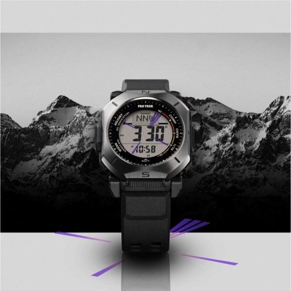 腕時計 時計 CASIO カシオ PRO TREK プロトレック メンズ PRW-69Y-1JF 電波ソーラー充電 ウォッチ ブラック 誕生日 新生活 クリスマス 父の日 プレゼント ギフトの画像