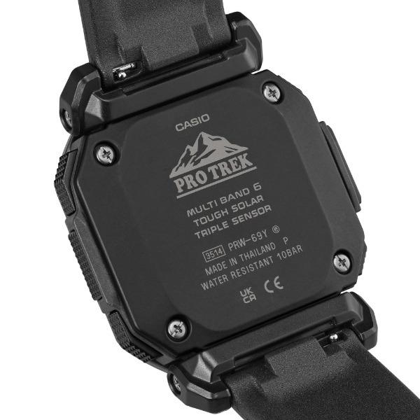 腕時計 時計 CASIO カシオ PRO TREK プロトレック メンズ PRW-69Y-1JF 電波ソーラー充電 ウォッチ ブラック 誕生日 新生活 クリスマス 父の日 プレゼント ギフトの画像