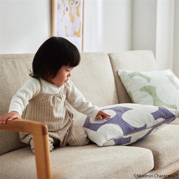 スミノエ A045C 45×45 MOOMIN クッションカバー ベリーガーデン ライト