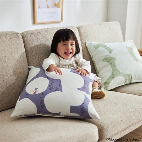 スミノエ A045C 45×45 MOOMIN クッションカバー ベリーガーデン ライト