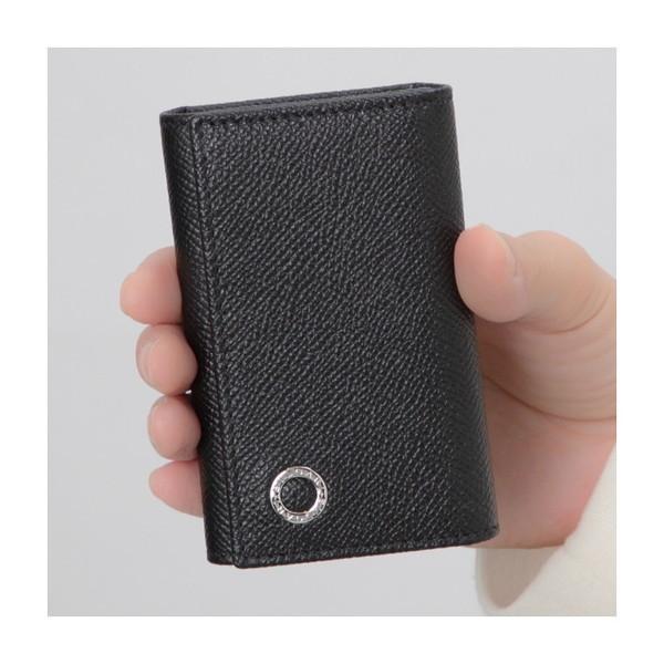 いちご　黒 BVLGARI（ブルガリ） 【並行輸入品】 キーケース メンズ BB MAN 282234