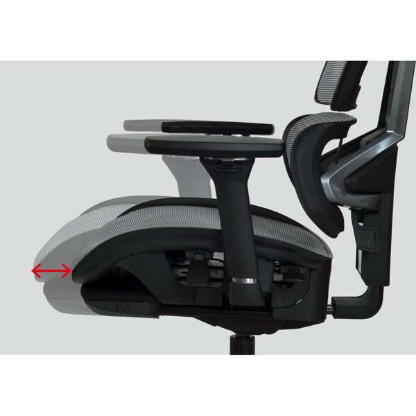 関家具 394031 セレスティアル チェア ムーンホワイト ゲーミングチェア メーカー直送_15