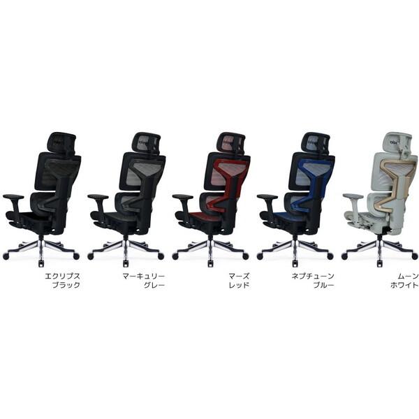 関家具 394031 セレスティアル チェア ムーンホワイト ゲーミングチェア メーカー直送_9