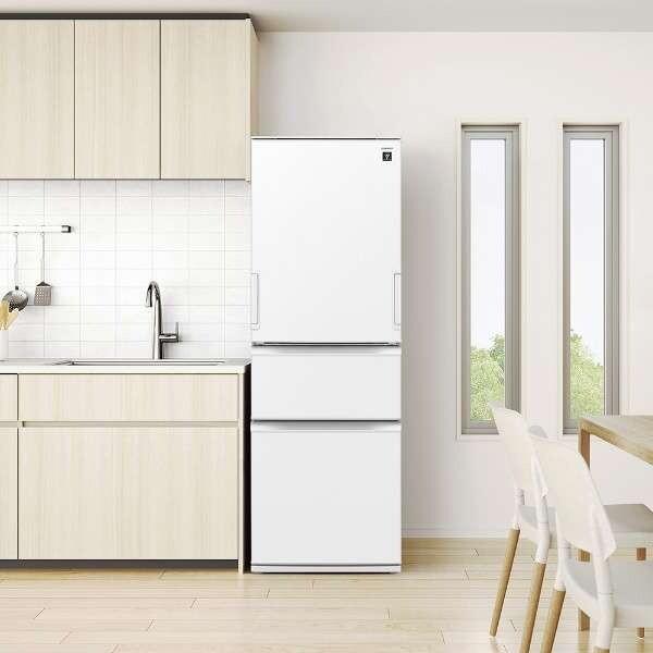 SHARP（シャープ） 冷蔵庫 一人暮らし 二人暮らし 374L SJ-PW37P-W