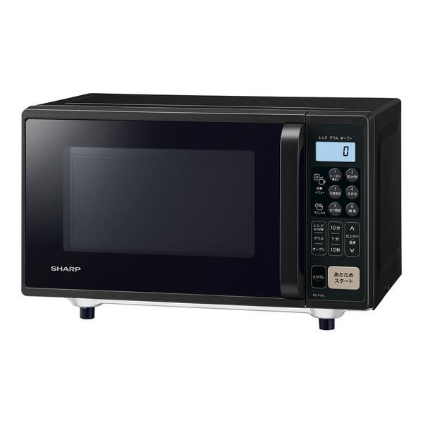 SHARP（シャープ） オーブンレンジ 16L RE-F165-B ブラック フラット