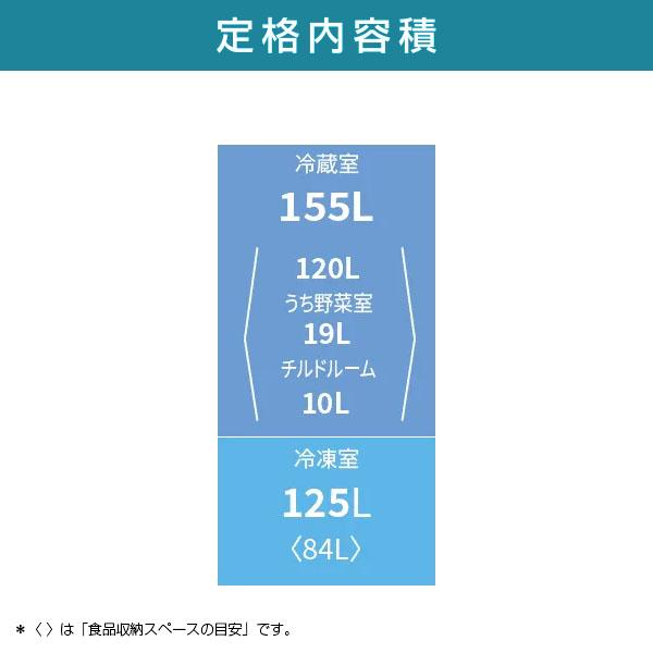 SHARP（シャープ） 冷蔵庫 二人暮らし 280L 大容量 2ドア 右開き SHARP