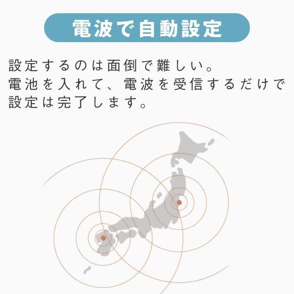 アデッソ ADE-01WT 横型メガ曜日電波日めくりカレンダー | アデッソ | 08