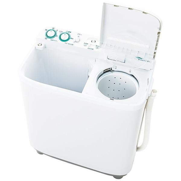 ※にっこりわん※AQUA洗濯機 AQUA（アクア） 洗濯機 縦型 4kg 二槽式洗濯機 AQW-N401 ホワイト 新