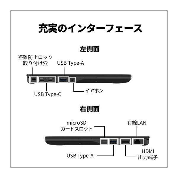 富士通（FUJITSU） FMVU500K3B ピクトブラック FMV Note U ノート