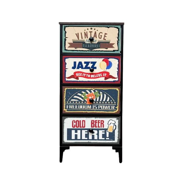 後藤家具物産 CH-AMERCN45-4 アメリカン チェスト (幅45-4段) メーカー