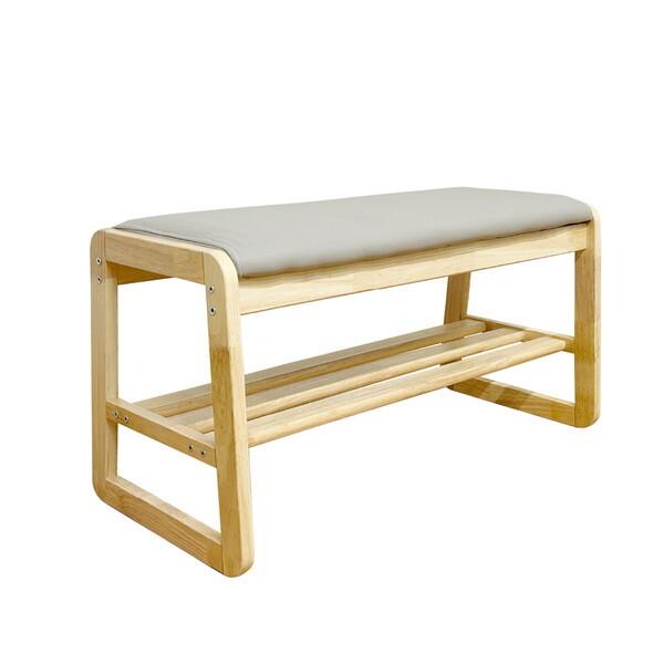 後藤家具物産 BT-SHOE-BENCH-W80-NA ナチュラル 幅80cmシューズベンチ