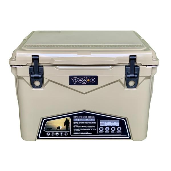 pegoo アイスランド ハードクーラーボックス 35QT 33.1L サンド 