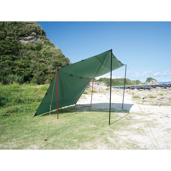 ペグー スクエアタープ(オープンタープ) pegooFREE TARP (4m×4m) 4m
