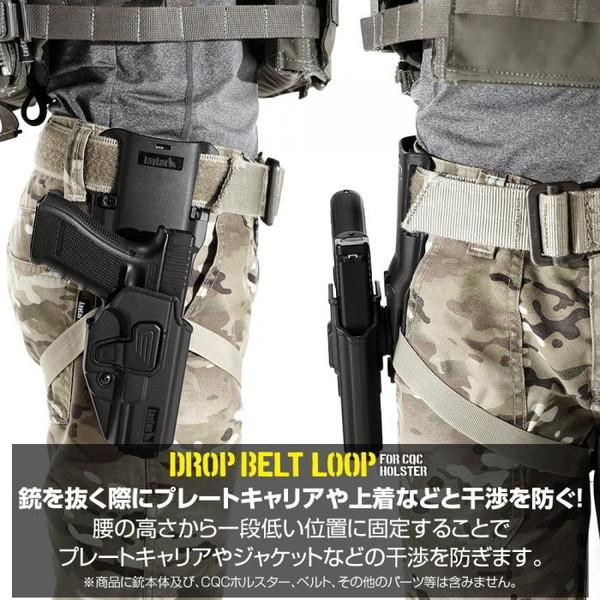 LayLax CQCアタッチメントドロップベルトループ TAN LayLax BATTLE