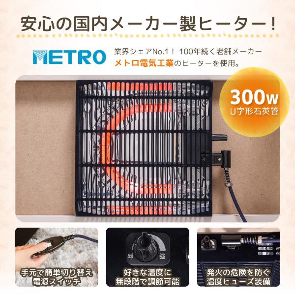 MAXZEN（マクスゼン） こたつ MAXZEN JOT-K070RE-WH ホワイト テーブル