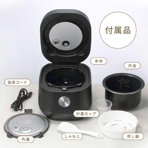 MAXZEN 炊飯器 4合炊き 一人暮らし用 MIH-TX401-BK IH炊飯器 MAXZEN 炊飯器 4合炊き 一人暮らし用 MIH-TX401-BK IH炊飯器