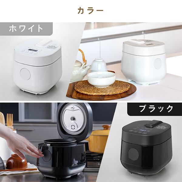 MAXZEN（マクスゼン） 炊飯器 2合 一人暮らし 1人暮らし 無洗米 二人
