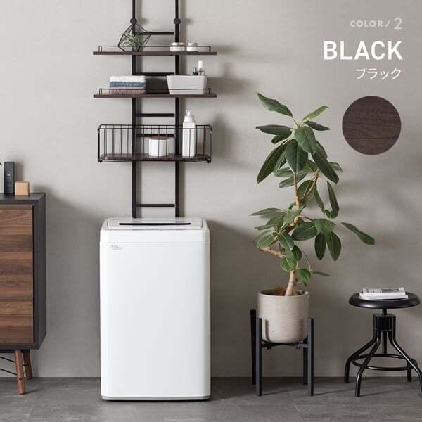 MAXZEN（マクスゼン） ランドリーラック 棚3段 幅60 MAXZEN 突っ張り型