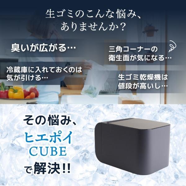THANKO 冷却・密閉で生ごみ臭を防ぐゴミ箱 ヒエポイ CUBE HEPT26SBK_2
