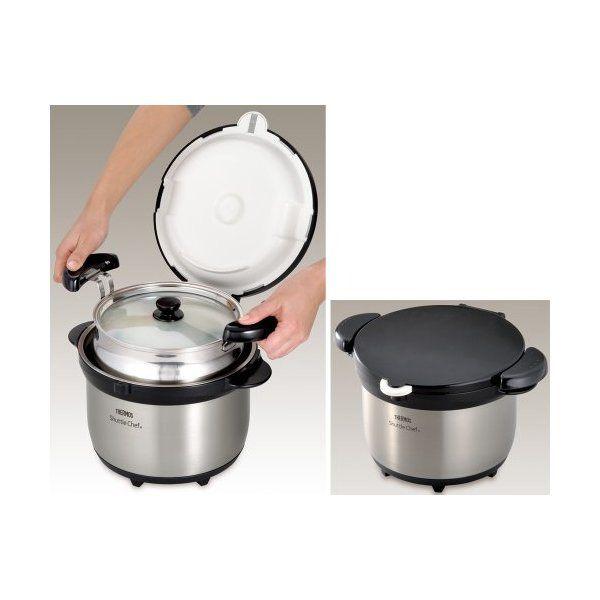 THERMOS（サーモス） シャトルシェフ 真空保温調理器 3.0L クリア