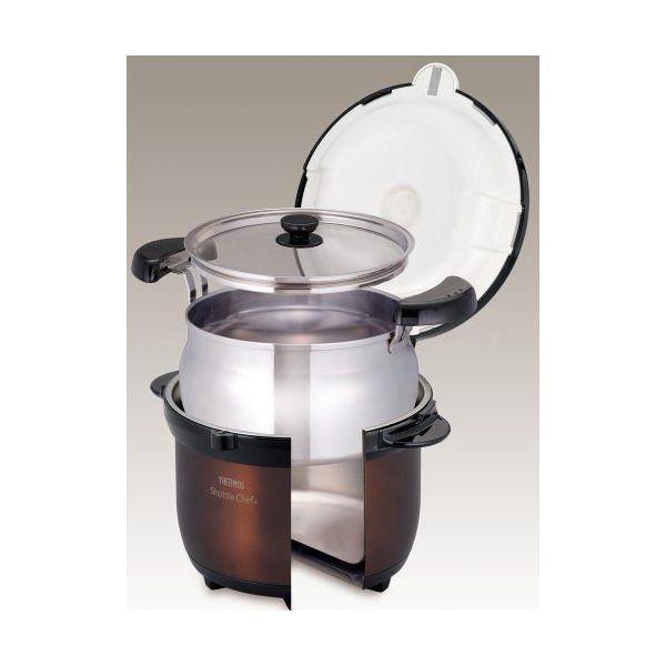THERMOS（サーモス） シャトルシェフ 真空保温調理器 3.0L クリア
