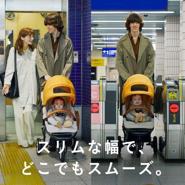 【 開閉式フロントバー仕様 】 エアバギー ココプレミア フロムバース アースグレイ ベビーカー 正規品 保証期間：2年の画像