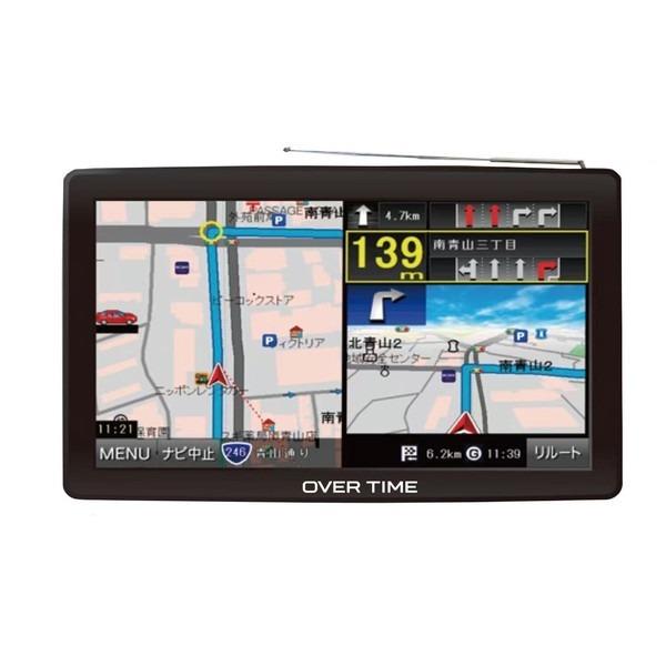 OVERTIME OT-TN913N 9インチ トラックモード搭載ワンセグ付ポータブル