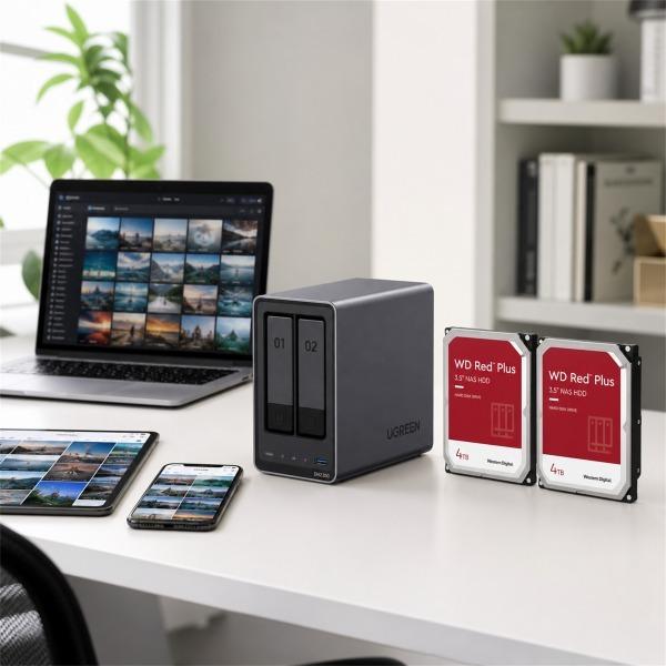 UGREEN UGREEN DH2300+HDD4TB*2 BundleSet NAS導入セット (NASync
