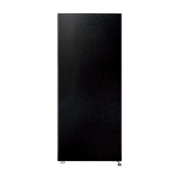 運搬取付無料！ウッドブラック純正AQUA大容量フリーザー搭載冷蔵庫！完動超美品！ AQUA（アクア） AQUA AQF-SFA8R-K シャインブラック 冷凍庫 (76L・右