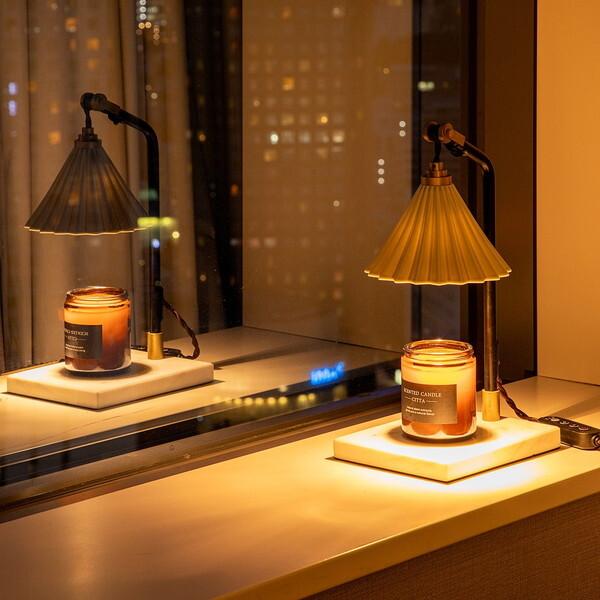 gram8 TC-1514-WH ORIGAMI LAMP キャンドルウォーマー ホワイト