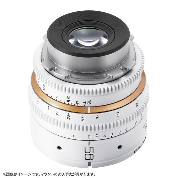 毒鏡 DL-MP58-EF-W ホワイト DULENS APO Mini Prime 単焦点 シネマレンズ キヤノンEFマウント_2