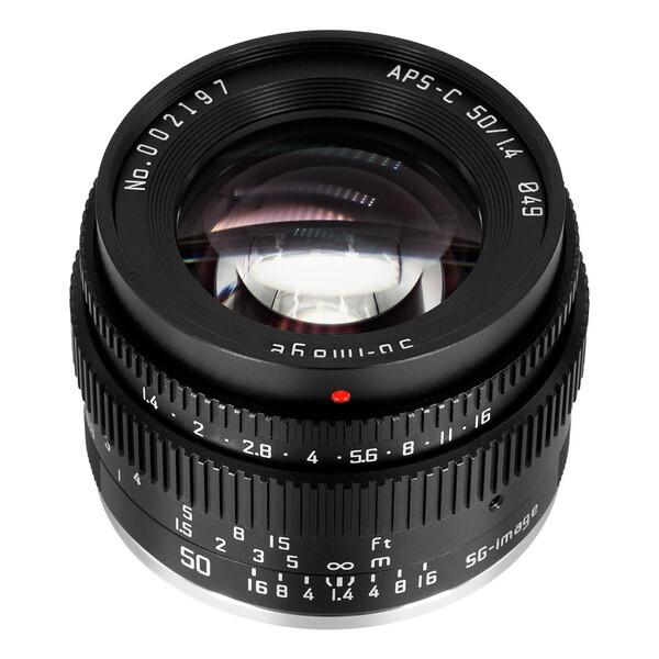 G552 SG-image 50mm F1.4 RFマウント ブラック SG-image SG 50mm F1.4 MFT C ブラック 中望遠レンズ(マイクロフォー