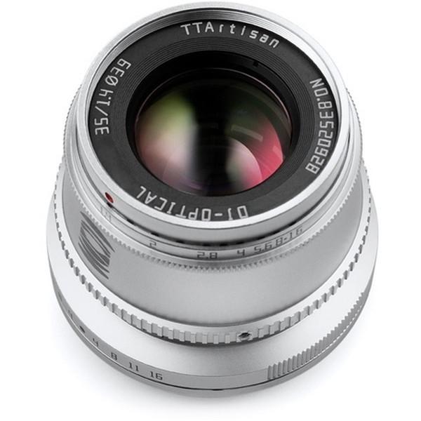 TTArtisan 35mm f/1.4C X (S) シルバー 銘匠光学 単焦点レンズ