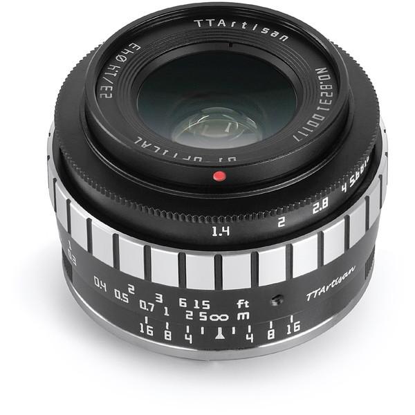 TTArtisan 23mm f/1.4C X (BS) ブラック×シルバー 銘匠光学 単焦点
