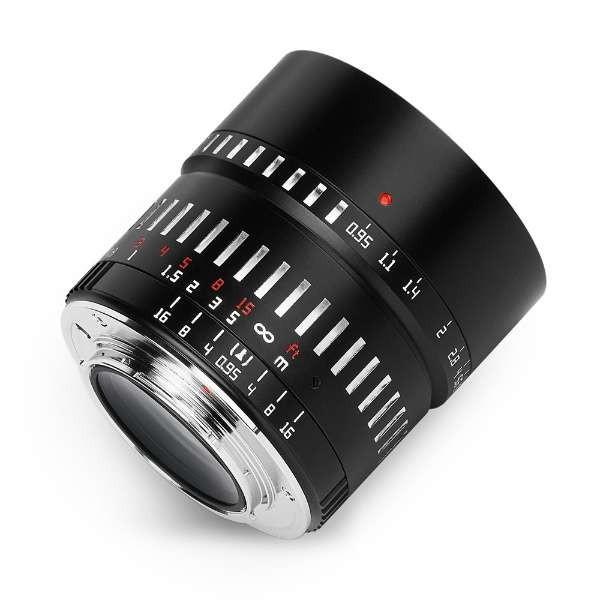 TTArtisan 50mm f/0.95C X(BS) ブラック×シルバー カメラ用交換レンズ