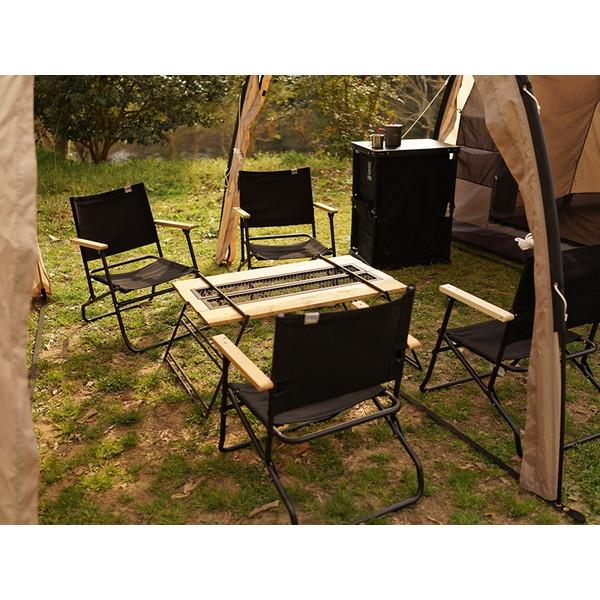 【美品】DOD マルチキッチンテーブル TB1-38-BK ブラック マルチキッチンテーブル（ブラック） TB1-38-BK - DOD