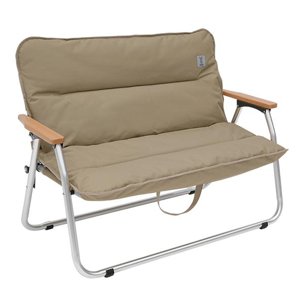 DOD ソファ グッドラックソファ CS2-500-TN dod アウトドア キャンプ ワンタッチ 2人掛け 車載棚 耐荷重150kg | DOD | 01