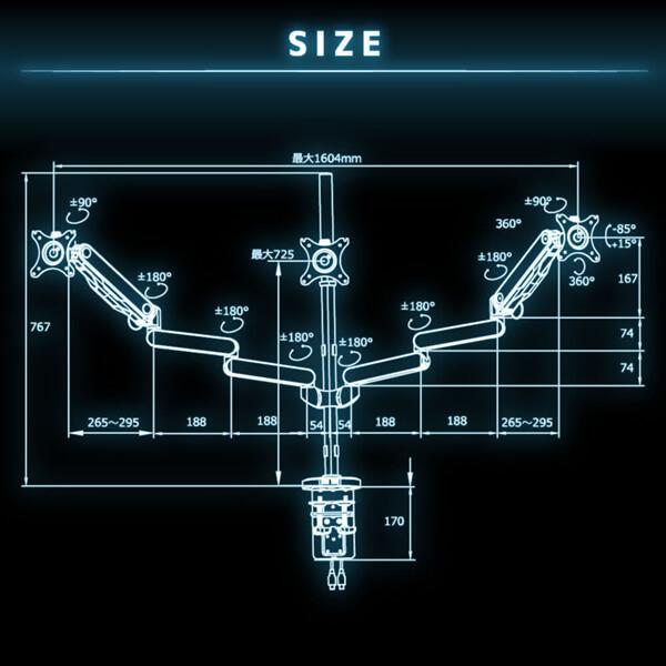 Bauhutte バウヒュッテ BMA-3GS-BK Amazon.co.jp: Bauhutte (バウヒュッテ) ロング モニターアーム