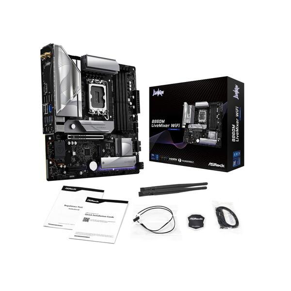 ASRock B860M LiveMixer WiFi マザーボード