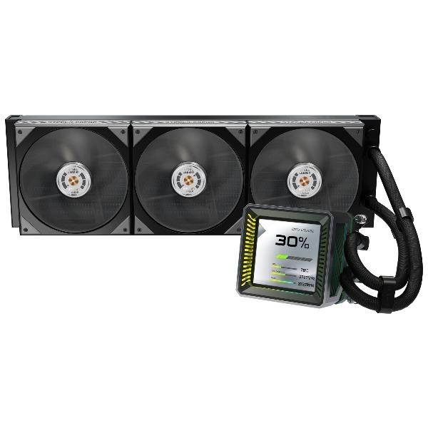 ASRock Steel Legend Dark 360 LCD 水冷CPUクーラー メーカー直送_2