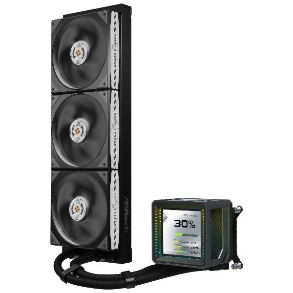 ASRock（アスロック） ASRock Steel Legend Dark 360 LCD 水冷CPU