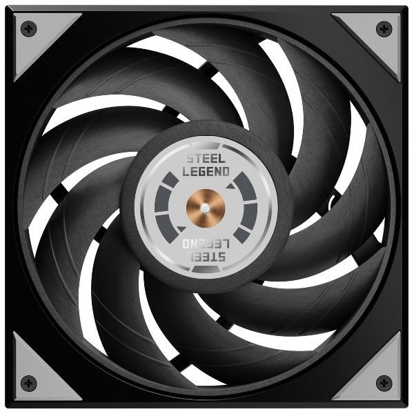 ASRock Steel Legend Dark 360 LCD 水冷CPUクーラー メーカー直送_6