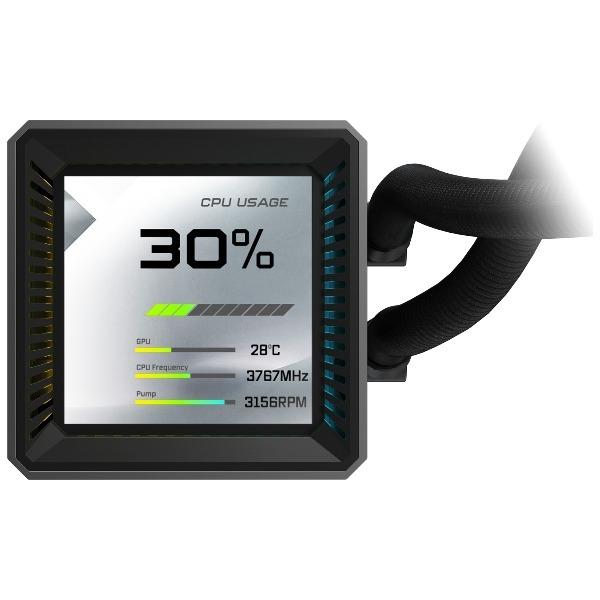 ASRock Steel Legend Dark 360 LCD 水冷CPUクーラー メーカー直送_9