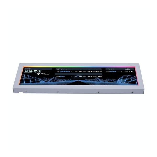 LIAN LI 8.8インチモニタ　SM088W ホワイト Lian Li SM088W ホワイト 8.8インチ液晶ディスプレイ : MAXZEN Direct