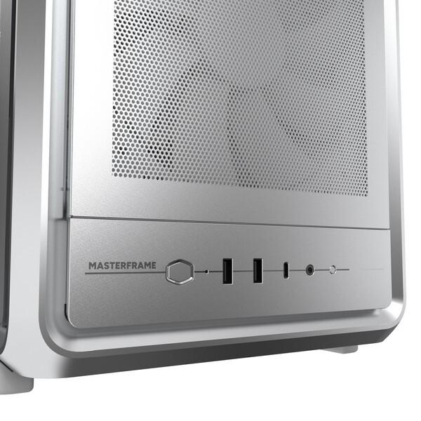 CoolerMaster MF500M-SHNN-S00 シルバー MasterFrame 500 Mesh Silver ミドルタワーPCケース